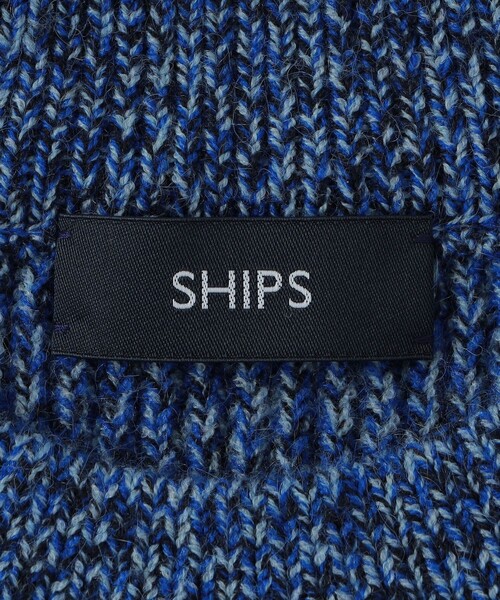 SHIPS(シップス)の「〈手洗い可能〉メランジ クルーネック ニット(ニット/セーター・メンズ・ライトグレー/ネイビー/レッド/オリーブ・SMALL/MEDIUM/LARGE/X-LARGE)」の7枚目の写真