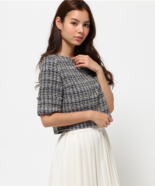 blondy(ブロンディー)の「フラッグラメミックスツイード blondy(ブロンディー)の「フラッグラメミックスツイード