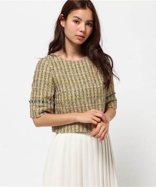 blondy(ブロンディー)の「フラッグラメミックスツイード blondy(ブロンディー)の「フラッグラメミックスツイード
