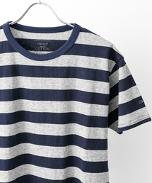 URBAN RESEARCH DOORS MENS | DOORS Hemp Cotton Border Tee(Tシャツ/カットソー)