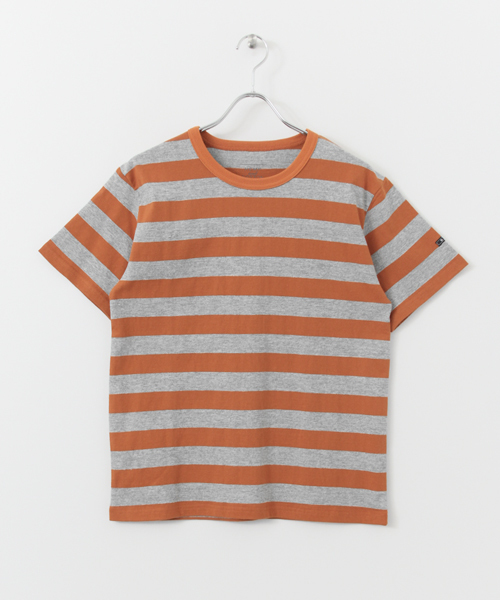URBAN RESEARCH DOORS MENS（アーバンリサーチ ドアーズ メンズ）の「DOORS Hemp Cotton Border Tee（Tシャツ/カットソー・メンズ・グレー/グリーン/ネイビー/オレンジ/パープル/ブラック・38/40）」の18枚目の写真