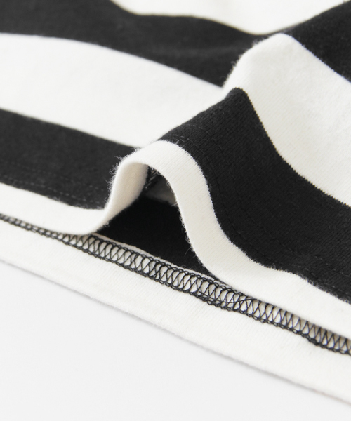 URBAN RESEARCH DOORS MENS（アーバンリサーチ ドアーズ メンズ）の「DOORS Hemp Cotton Border Tee（Tシャツ/カットソー・メンズ・グレー/グリーン/ネイビー/オレンジ/パープル/ブラック・38/40）」の10枚目の写真