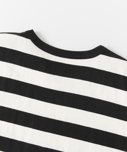 URBAN RESEARCH DOORS MENS（アーバンリサーチ ドアーズ メンズ）の「DOORS Hemp Cotton Border Tee（Tシャツ/カットソー・メンズ・グレー/グリーン/ネイビー/オレンジ/パープル/ブラック・38/40）」の11枚目の写真