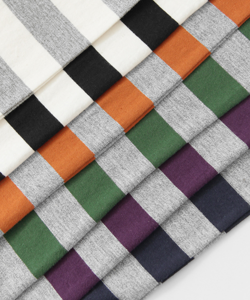 URBAN RESEARCH DOORS MENS（アーバンリサーチ ドアーズ メンズ）の「DOORS Hemp Cotton Border Tee（Tシャツ/カットソー・メンズ・グレー/グリーン/ネイビー/オレンジ/パープル/ブラック・38/40）」の12枚目の写真