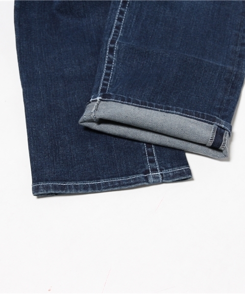 FLAT LIFE（フラットライフ）の「ホワイトステッチテーパードデニムパンツ（デニムパンツ・メンズ・ライトブルー/ブルー・MEDIUM/SMALL/LARGE）」の11枚目の写真