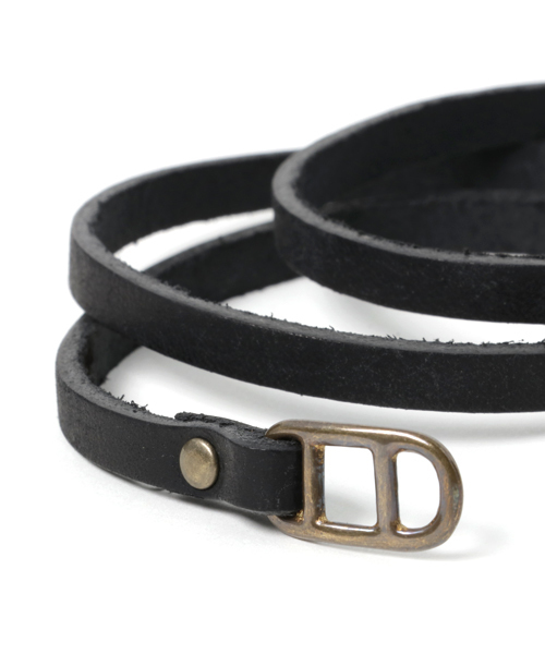 sot(ソット)の「sot (ソット) 公式 プエブロレザー 3重巻きブレスレット(ブレスレット・メンズ・ブラック/ダークブラウン/キャメル・FREE)」の6枚目の写真