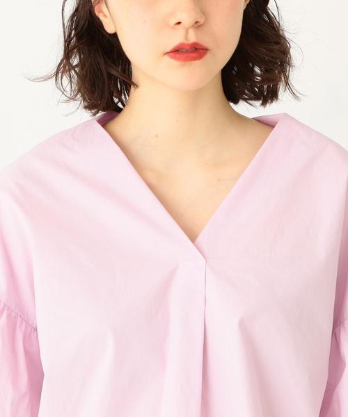 Another Edition(アナザーエディション)の「バックツイストブラウス ◆(シャツ/ブラウス・レディース・オフホワイト/ライラック・フリー)」の6枚目の写真