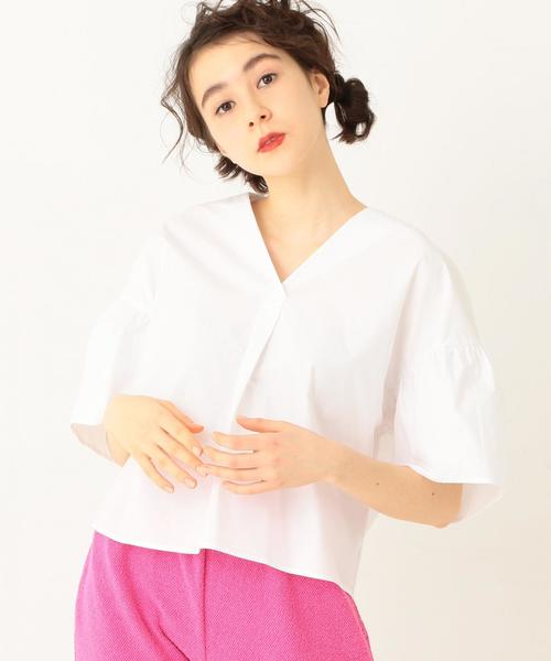 Another Edition(アナザーエディション)の「バックツイストブラウス ◆(シャツ/ブラウス・レディース・オフホワイト/ライラック・フリー)」の11枚目の写真