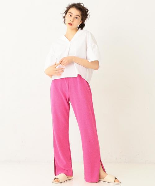 Another Edition(アナザーエディション)の「バックツイストブラウス ◆(シャツ/ブラウス・レディース・オフホワイト/ライラック・フリー)」の13枚目の写真