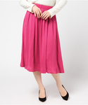 a.v.v | サテンギャザースカート(スカート)