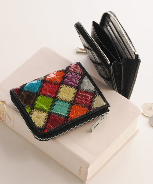 クロコダイルレザーミニ財布（財布）｜sankyo shokai（サンキョウ