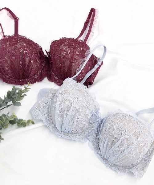 ANNEBRA(アンブラ)の「「ANNEBRA/アンブラ」 Acacia 1/2はぎカップブラジャー(ブラ)」|ブルー系その他