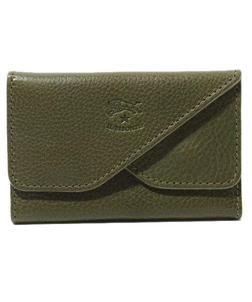 IL BISONTE（イルビゾンテ）の「IL BISONTE / ORIGINAL LEATHER / CARD CASE（名刺入れ・レディース・ダークブラウン/ブラック/ネイビー/レッド/オリーブ/カーキ/レンガ/オレンジ/グリーン/ライトブラウン/ダークグレー/ナチュラル/ホワイト・FREE）」の8枚目の写真