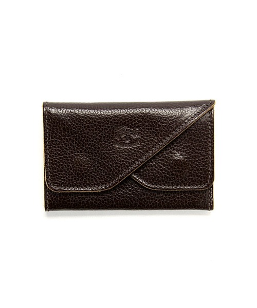 IL BISONTE（イルビゾンテ）の「IL BISONTE / ORIGINAL LEATHER / CARD CASE（名刺入れ・レディース・ダークブラウン/ブラック/ネイビー/レッド/オリーブ/カーキ/レンガ/オレンジ/グリーン/ライトブラウン/ダークグレー/ナチュラル/ホワイト・FREE）」の5枚目の写真