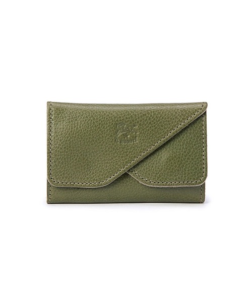 IL BISONTE（イルビゾンテ）の「IL BISONTE / ORIGINAL LEATHER / CARD CASE（名刺入れ・レディース・ダークブラウン/ブラック/ネイビー/レッド/オリーブ/カーキ/レンガ/オレンジ/グリーン/ライトブラウン/ダークグレー/ナチュラル/ホワイト・FREE）」の8枚目の写真