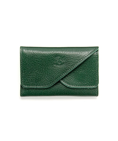 IL BISONTE（イルビゾンテ）の「IL BISONTE / ORIGINAL LEATHER / CARD CASE（名刺入れ・レディース・ダークブラウン/ブラック/ネイビー/レッド/オリーブ/カーキ/レンガ/オレンジ/グリーン/ライトブラウン/ダークグレー/ナチュラル/ホワイト・FREE）」の9枚目の写真