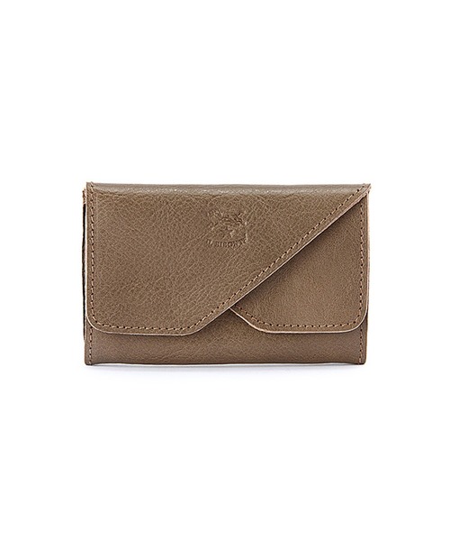 IL BISONTE（イルビゾンテ）の「IL BISONTE / ORIGINAL LEATHER / CARD CASE（名刺入れ・レディース・ダークブラウン/ブラック/ネイビー/レッド/オリーブ/カーキ/レンガ/オレンジ/グリーン/ライトブラウン/ダークグレー/ナチュラル/ホワイト・FREE）」の4枚目の写真