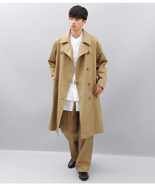 ADAM ET ROPE'(アダムエロペ)の「ワイドスラックス(スラックス・メンズ・ベージュ/ネイビー・M/L)」の16枚目の写真