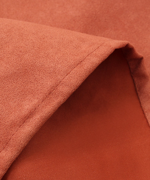 Pierrot(ピエロ)の「スエードタッチ 2wayロングシャツワンピース(シャツワンピース・レディース・ネイビー/ブラウン/カーキ/オレンジ系その他/グレイッシュベージュ/レンガ・L/M)」の18枚目の写真