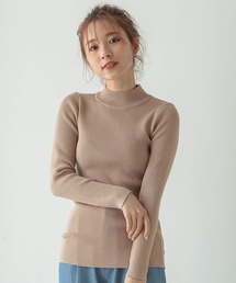 4typeベーシックリブニットトップス