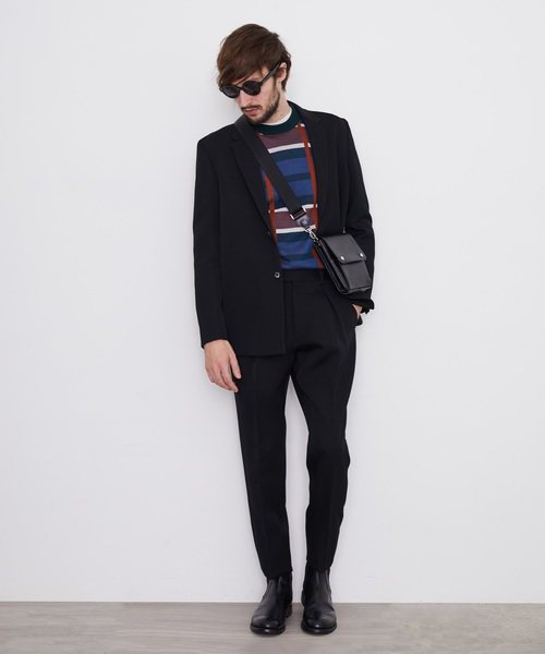 UNITED TOKYO トリコチンジャンパージャケット セットアップ 黒 3 UNITED TOKYO（ユナイテッドトウキョウ）の「トリコチンボックス