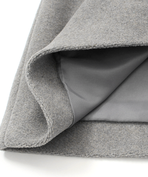 Pierrot（ピエロ）の「ウールタッチ フードショートコート（ダウンジャケット/コート・レディース・ブラック/杢グレー/ネイビー/キャメル/ブラウン系その他/チャコールグレー・M/L）」の17枚目の写真