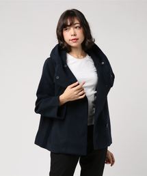 Pierrot | ウールタッチ フードショートコート(ダウンジャケット/コート)