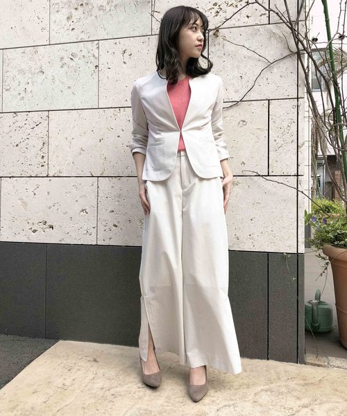 PICCIN(ピッチン)の「コードレーンワイドパンツ(その他パンツ・レディース・ベージュ/ネイビー/ライトグリーン・MEDIUM/LARGE)」の8枚目の写真