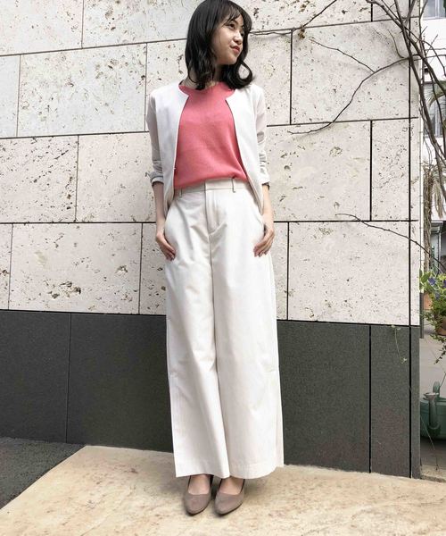 PICCIN(ピッチン)の「コードレーンワイドパンツ(その他パンツ・レディース・ベージュ/ネイビー/ライトグリーン・MEDIUM/LARGE)」の9枚目の写真