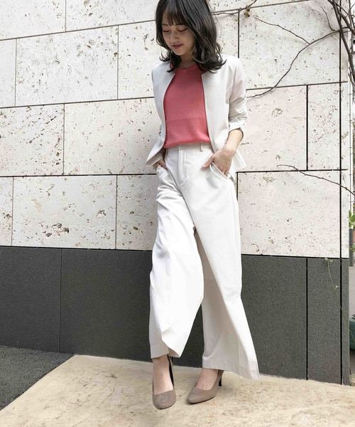 PICCIN(ピッチン)の「コードレーンワイドパンツ(その他パンツ・レディース・ベージュ/ネイビー/ライトグリーン・MEDIUM/LARGE)」の10枚目の写真