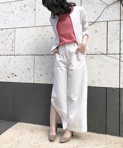 PICCIN(ピッチン)の「コードレーンワイドパンツ(その他パンツ・レディース・ベージュ/ネイビー/ライトグリーン・MEDIUM/LARGE)」の11枚目の写真