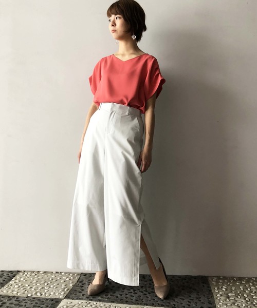 PICCIN(ピッチン)の「コードレーンワイドパンツ(その他パンツ・レディース・ベージュ/ネイビー/ライトグリーン・MEDIUM/LARGE)」の17枚目の写真