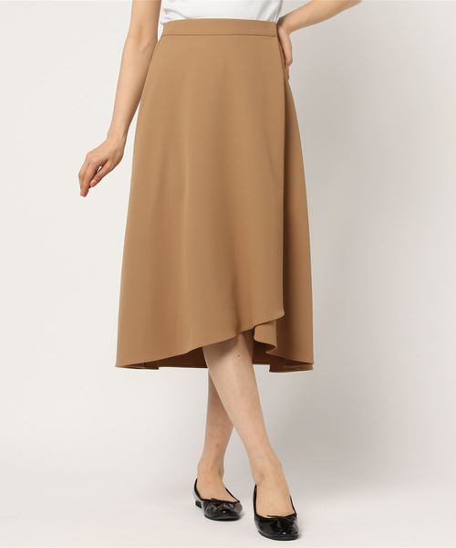 22 OCTOBRE（ヴァンドゥ－オクトーブル）の「ラップフレアスカート（スカート・レディース・ピンク/ブルー/ナチュラル・36/38）」の6枚目の写真