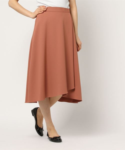 22 OCTOBRE（ヴァンドゥ－オクトーブル）の「ラップフレアスカート（スカート・レディース・ピンク/ブルー/ナチュラル・36/38）」の8枚目の写真