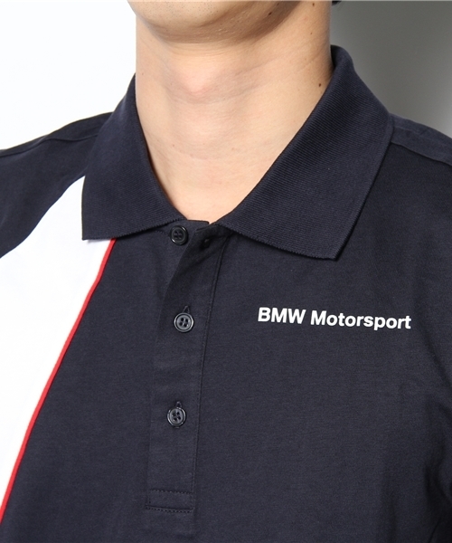 PUMA(プーマ)の「ポロ - BMW(ポロシャツ・メンズ・ネイビー/ホワイト・LARGE/MEDIUM/SMALL/X-SMALL)」の5枚目の写真