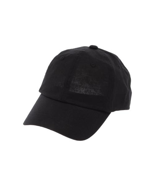 koe（コエ）の「コットンリネンキャップ（ハット・レディース・ブラック/パープル/カーキ/ネイビー・FREE）」の5枚目の写真