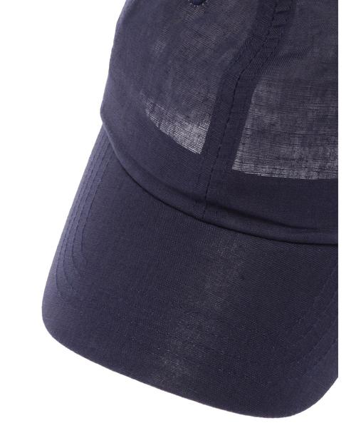 koe（コエ）の「コットンリネンキャップ（ハット・レディース・ブラック/パープル/カーキ/ネイビー・FREE）」の6枚目の写真