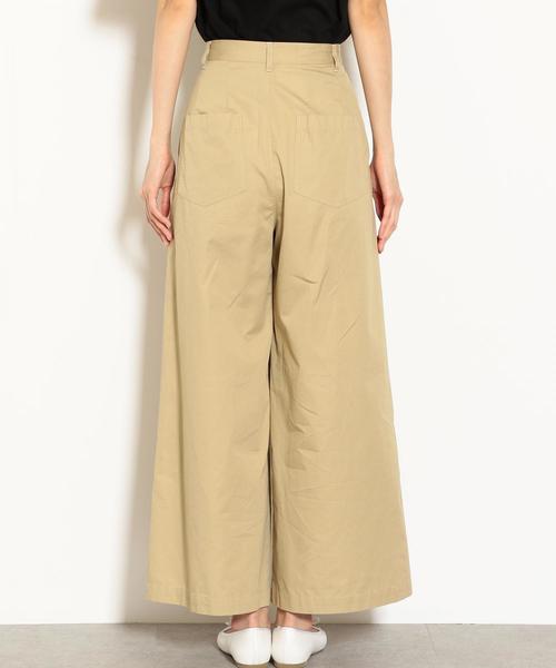 green label relaxing（グリーンレーベルリラクシング）の「◆SC ハイウエスト タック チノパンツ ◆（その他パンツ・レディース・ライトグレー/ベージュ/イエロー・40/38/36/34）」の13枚目の写真