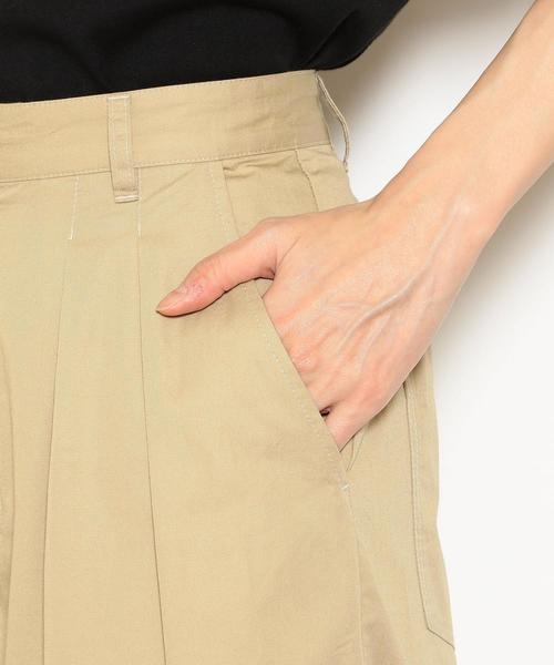 green label relaxing（グリーンレーベルリラクシング）の「◆SC ハイウエスト タック チノパンツ ◆（その他パンツ・レディース・ライトグレー/ベージュ/イエロー・40/38/36/34）」の8枚目の写真