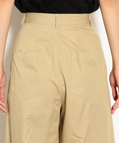 green label relaxing（グリーンレーベルリラクシング）の「◆SC ハイウエスト タック チノパンツ ◆（その他パンツ・レディース・ライトグレー/ベージュ/イエロー・40/38/36/34）」の9枚目の写真