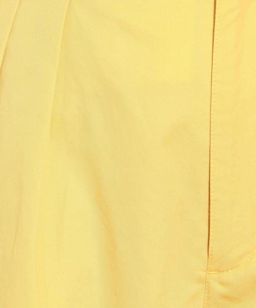 green label relaxing（グリーンレーベルリラクシング）の「◆SC ハイウエスト タック チノパンツ ◆（その他パンツ・レディース・ライトグレー/ベージュ/イエロー・40/38/36/34）」の4枚目の写真