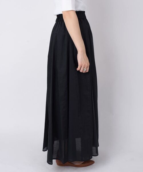 SHIPS（シップス）の「〈手洗い可能〉フレアマキシスカート◇（スカート・レディース・ブラック/ベージュ/オレンジ/ブルー/グリーン・ONE SIZE）」の10枚目の写真