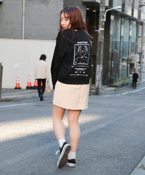 apres jour（アプレジュール）の「MA-1プリントスウェット【ZOZOTOWN限定アイテム】（スウェット・レディース・ブラック/ネイビー/オフホワイト/その他・フリー）」の18枚目の写真