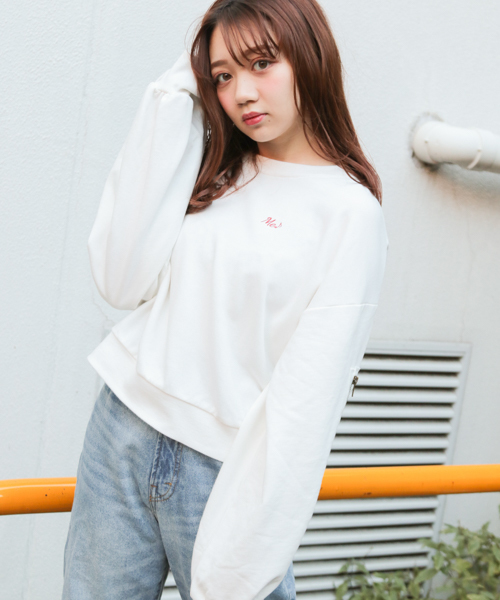 apres jour（アプレジュール）の「MA-1プリントスウェット【ZOZOTOWN限定アイテム】（スウェット・レディース・ブラック/ネイビー/オフホワイト/その他・フリー）」の22枚目の写真