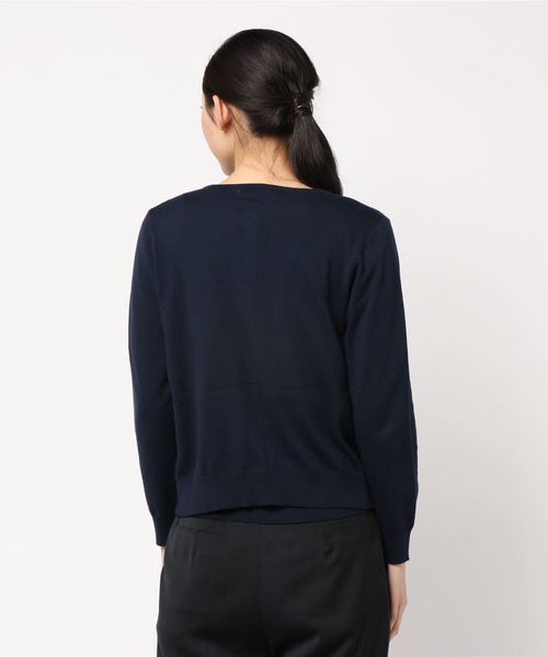 NATURAL BEAUTY(ナチュラルビューティー)の「ニットアンサンブル(アンサンブル・レディース・ベージュ/ネイビー/ピンク/ライトグリーン・38)」の5枚目の写真