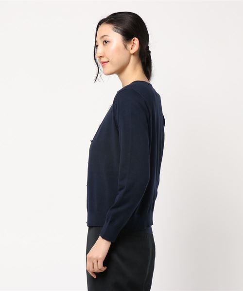 NATURAL BEAUTY(ナチュラルビューティー)の「ニットアンサンブル(アンサンブル・レディース・ベージュ/ネイビー/ピンク/ライトグリーン・38)」の13枚目の写真