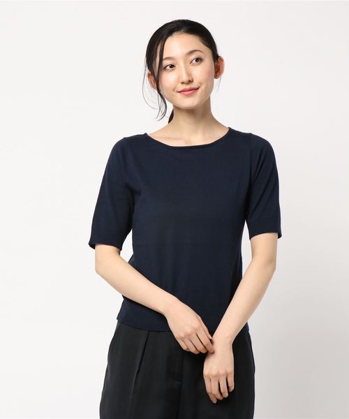 NATURAL BEAUTY(ナチュラルビューティー)の「ニットアンサンブル(アンサンブル・レディース・ベージュ/ネイビー/ピンク/ライトグリーン・38)」の11枚目の写真