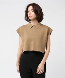 CLANE | SHORT POLO VEST(ニット/セーター)