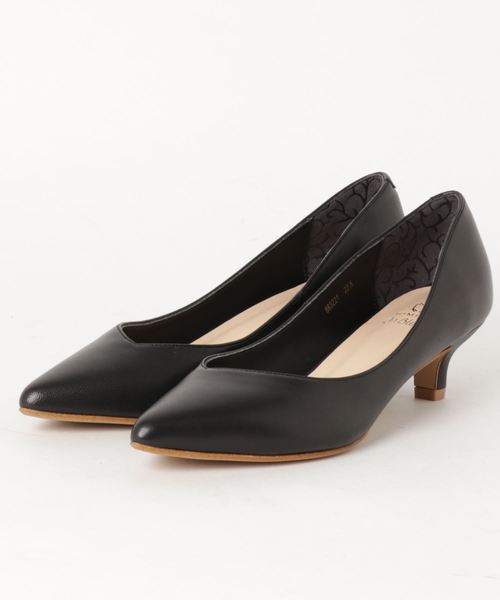 HIMIKO On Bleue（ヒミコオンブルー）の「【On Bleue】ポインテッドトゥパンプス/883221（パンプス・レディース・ブラック/ベージュ/ネイビー・23.5cm/24.5cm/23.0cm/24.0cm/22.5cm）」の2枚目の写真