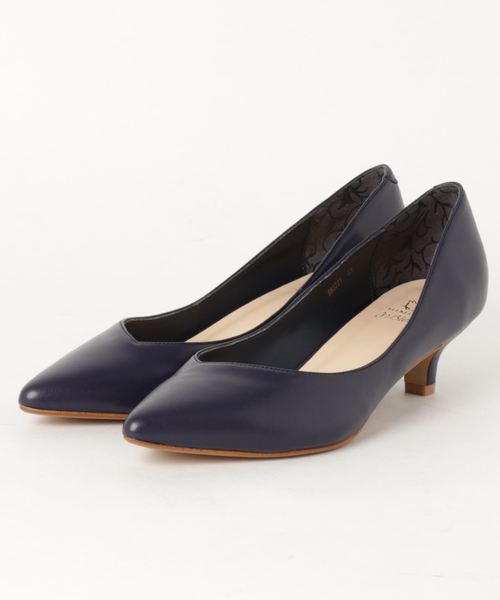 HIMIKO On Bleue（ヒミコオンブルー）の「【On Bleue】ポインテッドトゥパンプス/883221（パンプス・レディース・ブラック/ベージュ/ネイビー・23.5cm/24.5cm/23.0cm/24.0cm/22.5cm）」の4枚目の写真